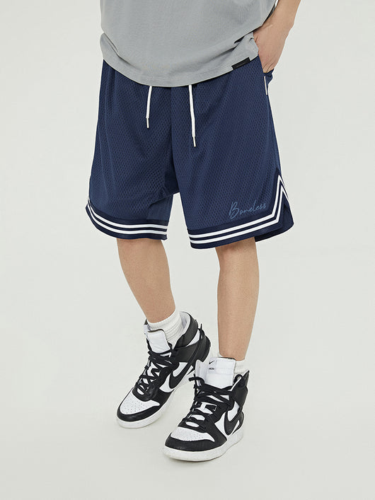Shorts Deportivos Mesh Transpirable con Estampado - Cómodos y Sueltos - Image 2