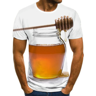 Playera Unisex con Impresión 3D Digital Honey - Diseño para Parejas - Image 15