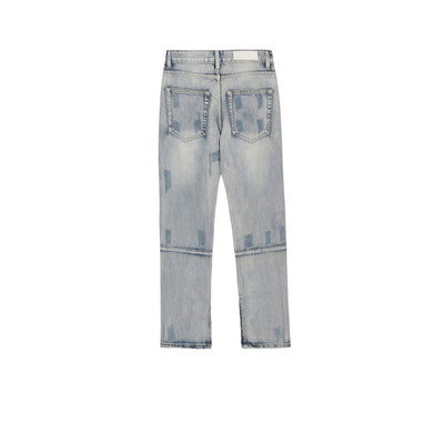 Pantalones de Cintura Alta con Rotos en las Rodillas para Hombre y Mujer - Image 3