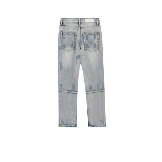 Pantalones de Cintura Alta con Rotos en las Rodillas para Hombre y Mujer - Image 3