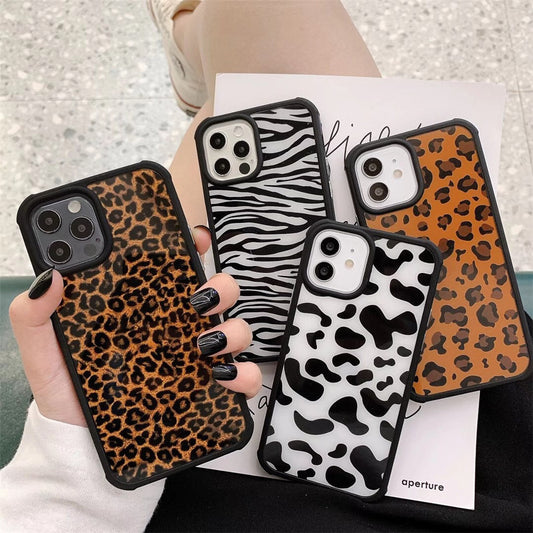 Funda Protectora Estampado Leopardo, Vaca y Rayas