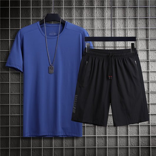 Conjunto Deportivo Ice Silk: Playera y Shorts Cómodos para Clima Cálido - Image 2