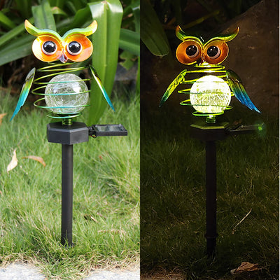 Lámpara Solar Búho para Jardín - Iluminación LED Impermeable Exterior - Image 13