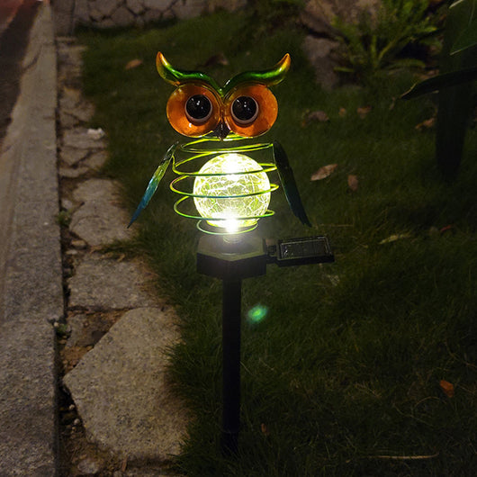 Lámpara Solar Búho para Jardín - Iluminación LED Impermeable Exterior - Image 14