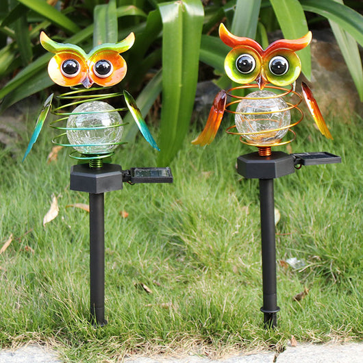 Lámpara Solar Búho para Jardín - Iluminación LED Impermeable Exterior - Image 10