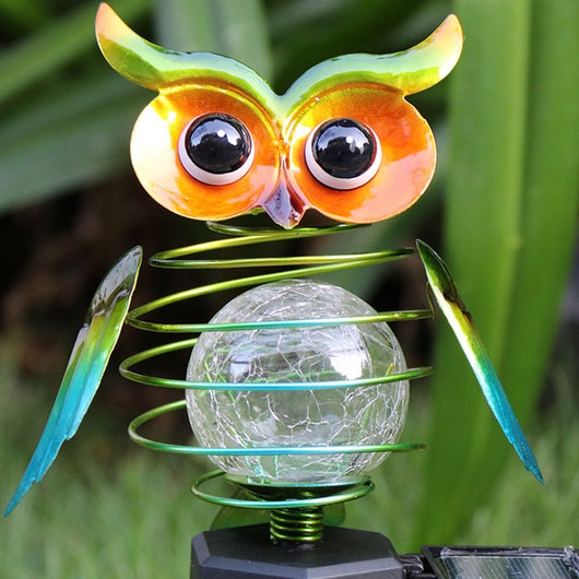 Lámpara Solar Búho para Jardín - Iluminación LED Impermeable Exterior - Image 12