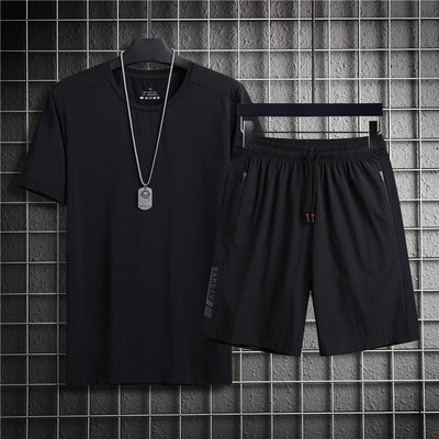Conjunto Deportivo Ice Silk: Playera y Shorts Cómodos para Clima Cálido - Image 5