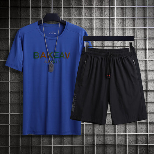 Conjunto Deportivo Ice Silk: Playera y Shorts Frescos para el Verano - Image 5