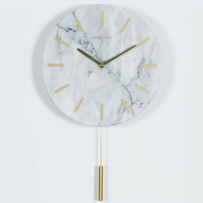 Reloj de Pared Silencioso Mármol Diseño Nórdico Moderno - Image 11