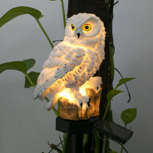 Lámpara Solar de Jardín con Búho LED - Iluminación Exterior Automática - Image 20