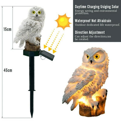 Lámpara Solar de Jardín con Búho LED - Iluminación Exterior Automática - Image 24