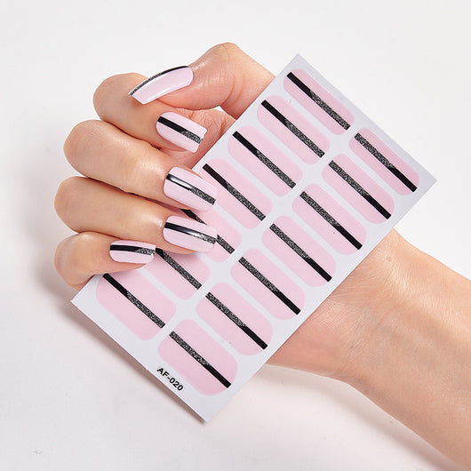 Adhesivos de Uñas Impermeables con Letras - Cobertura Total - Image 22