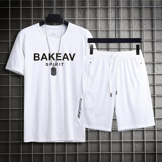 Conjunto Deportivo Hombre Ice Silk - Camiseta y Shorts Transpirables de Secado Rápido - Image 21