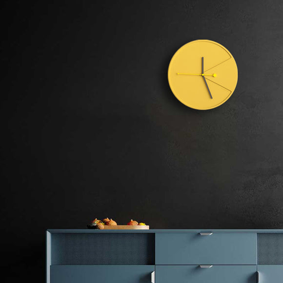 Reloj de Pared Silencioso Moderno en Cemento - Diseño Minimalista para Sala y Dormitorio