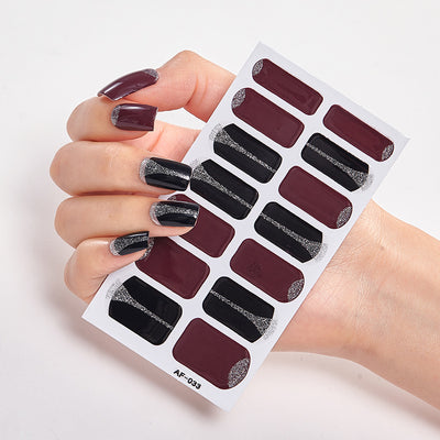 Adhesivos de Uñas Impermeables con Letras - Cobertura Total - Image 34