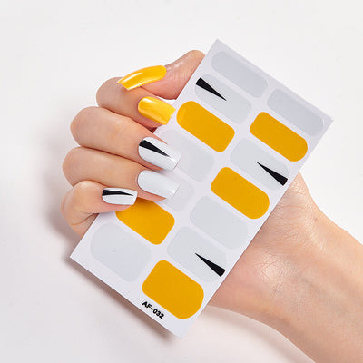 Adhesivos de Uñas Impermeables con Letras - Cobertura Total - Image 33