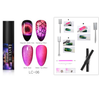 Esmalte de Uñas Cat Eye Mágico Efecto Ojo de Gato - Image 7