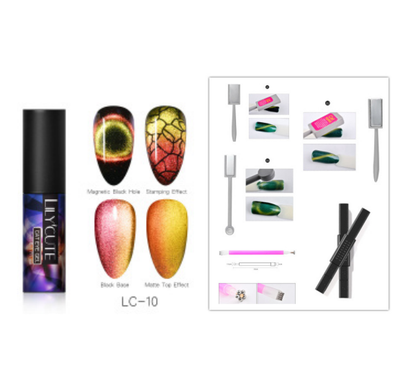 Esmalte de Uñas Cat Eye Mágico Efecto Ojo de Gato - Image 14