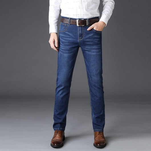 Pantalones Jeans Slim Fit Elásticos para Hombre - Otoño e Invierno - Image 10