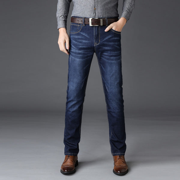 Pantalones Jeans Slim Fit Elásticos para Hombre - Otoño e Invierno