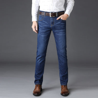 Pantalones Jeans Slim Fit Elásticos para Hombre - Otoño e Invierno - Image 3