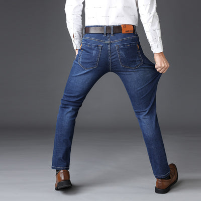 Pantalones Jeans Slim Fit Elásticos para Hombre - Otoño e Invierno - Image 5