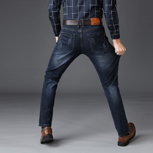 Pantalones Jeans Slim Fit Elásticos para Hombre - Otoño e Invierno