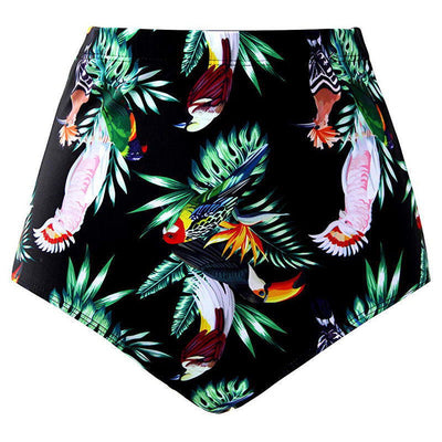 Shorts de Baño Cintura Alta Estampado Corte Slim Conservador - Image 5