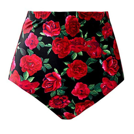 Shorts de Baño Cintura Alta Estampado Corte Slim Conservador - Image 2
