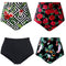 Shorts de Baño Cintura Alta Estampado Corte Slim Conservador
