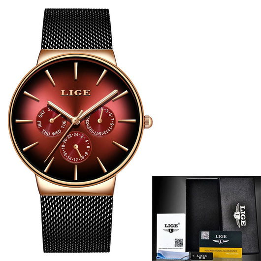 Reloj de Cuarzo con Correa de Malla Explosiva - Image 7
