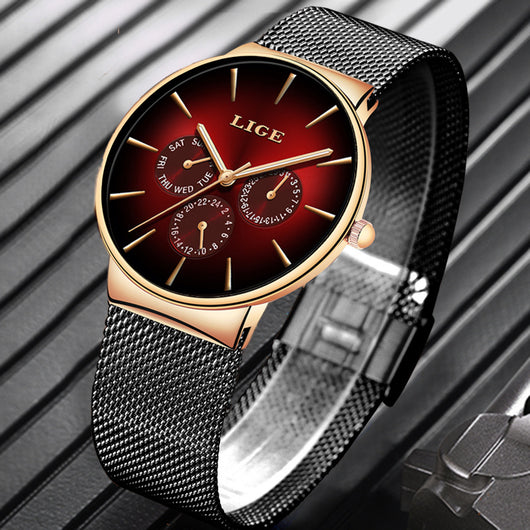 Reloj de Cuarzo con Correa de Malla Explosiva - Image 3