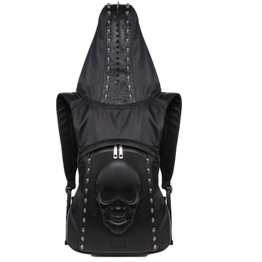 Mochila Gorro Calavera Steampunk con Remaches - Estilo Halloween Europeo - Image 11