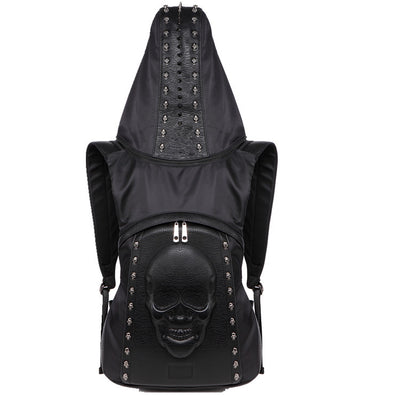 Mochila Gorro Calavera Steampunk con Remaches - Estilo Halloween Europeo - Image 6