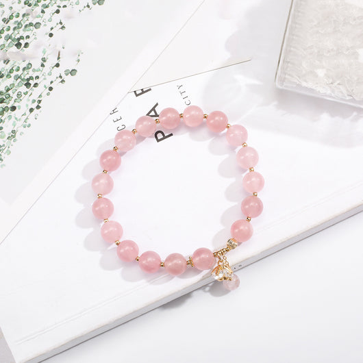 Pulsera de Cristal con Cuentas de Fresa - Image 3