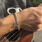 Pulsera de Charms Unisex con Cruz Punk - Acero Inoxidable