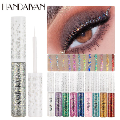 Delineador Líquido Glitter 12 Colores - Maquillaje de Ojos Brillante - Image 6