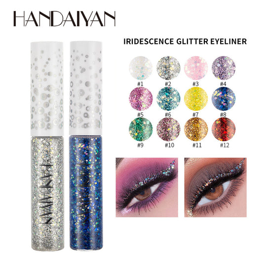 Delineador Líquido Glitter 12 Colores - Maquillaje de Ojos Brillante - Image 2