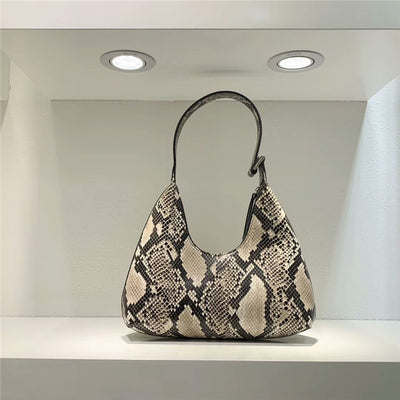 Bolso de Cuero Retro Estilo U - Bandolera Minimalista Axilar - Image 7