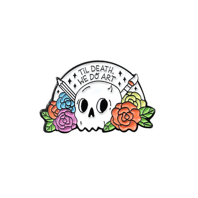 Broche Calavera Gótico con Diseño Goteo - Accesorio Trendy Personalidad - Image 3