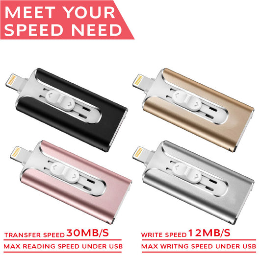 Memoria USB 3 en 1 de Metal para Android, Computadora y Dispositivos - Image 5
