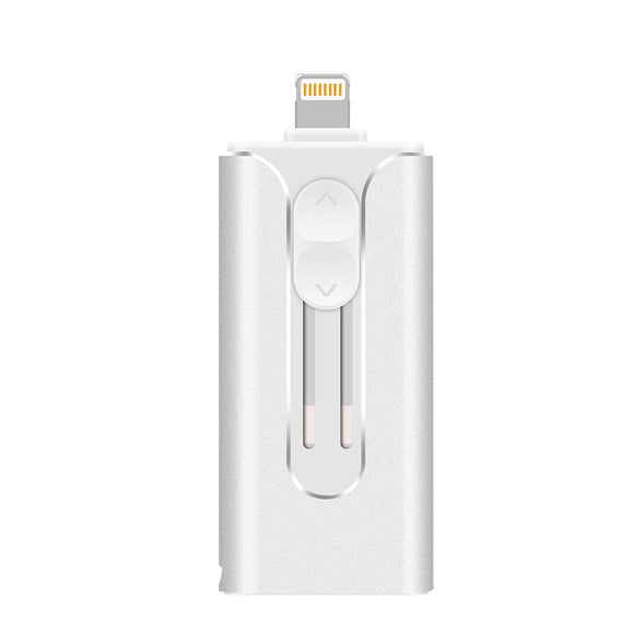 Memoria USB 3 en 1 de Metal para Android, Computadora y Dispositivos