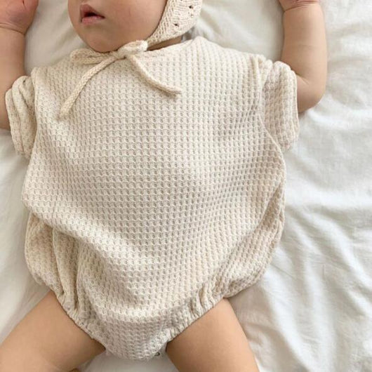 Pijama Enterizo de Algodón Gofrado para Bebé Unisex - Image 3