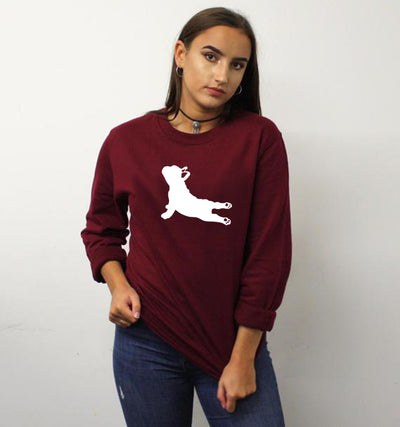 Sudadera French Bulldog en Pose de Yoga - Image 2