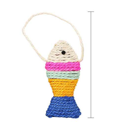 Tablero Enrollable de Sisal para Gatos con Juguete de Pez - Image 10