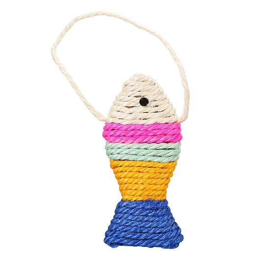 Tablero Enrollable de Sisal para Gatos con Juguete de Pez - Image 5