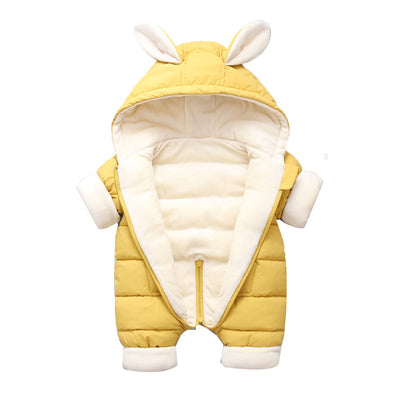 Pijama Enterizo Cálido con Capucha Estampado para Bebé - Image 12