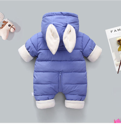 Pijama Enterizo Cálido con Capucha Estampado para Bebé - Image 14