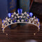 Accesorios de Novia Corona de Hoja con Brillantes Rhinestone