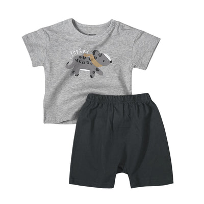 Conjunto Casual Unisex de Algodón: Playera y Shorts Estilo Western - Image 13